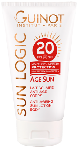 lait corps solaire SPF 20